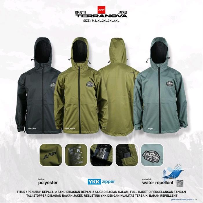 Jaket Pria Waterproof Rei Terranova Arei Outdoorgear Jaket Gunung