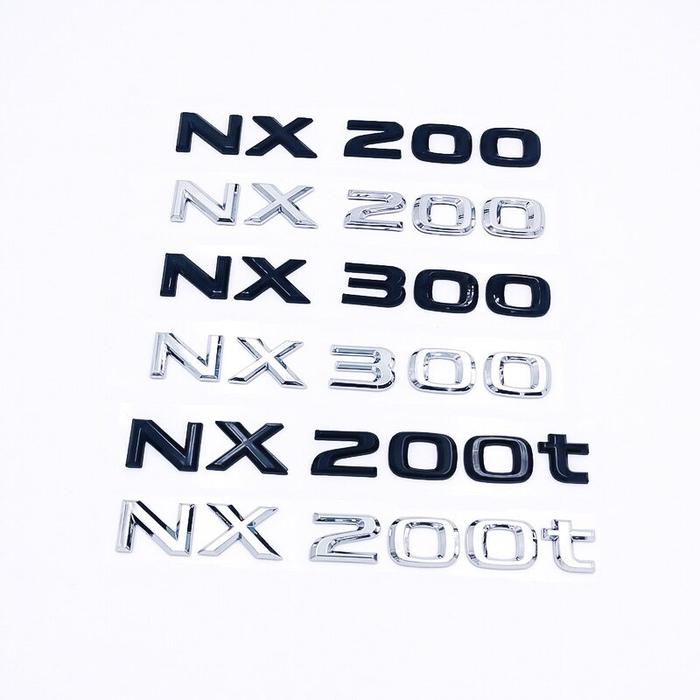 Stiker Huruf untuk Lexus NX200 NX200t NX300 Logo Belakang Lencana