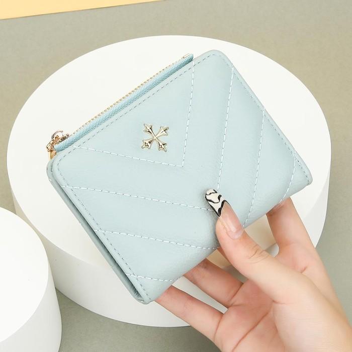 N✔SA DOMPET PENDEK WANITA KULIT PU BAELLERRY N2401 T✪2R