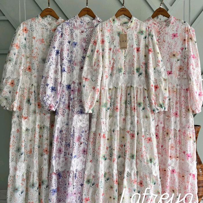 Gamis duffy lfy katbol bunga