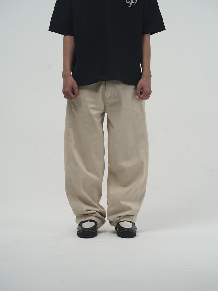 All Around Faded - Barrel Pants Cream
