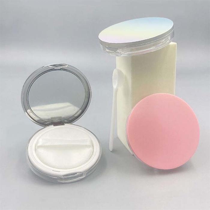 Tempat Bedak Powder Travel Wadah Bedak Tabur Lucu 1 Sponge Tempat Bedak Kecil Bedak Tabur Wadah+Powd