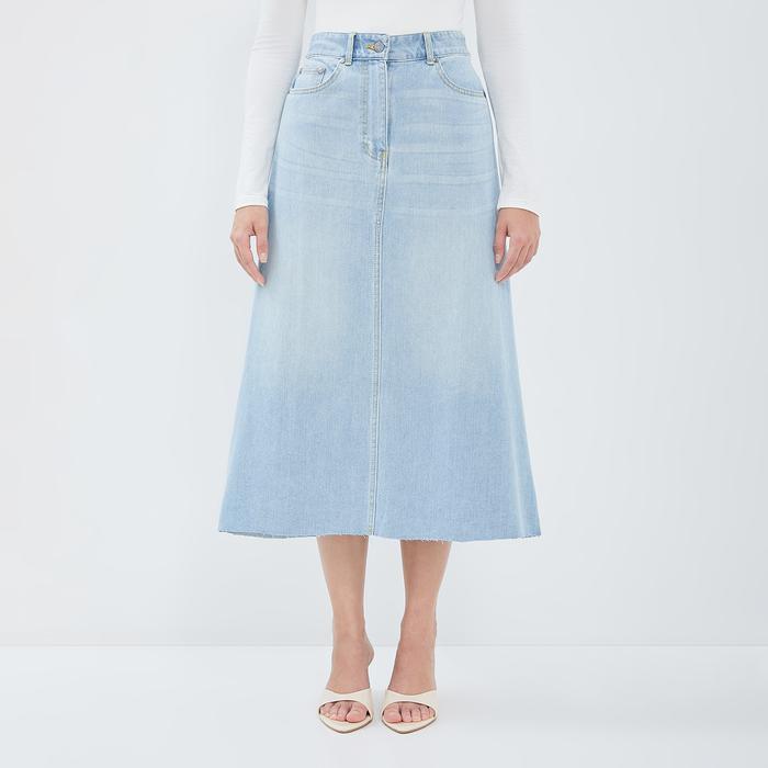 DUST Rok Crop Unfinished Denim Sabai Light Blue (D.21156)