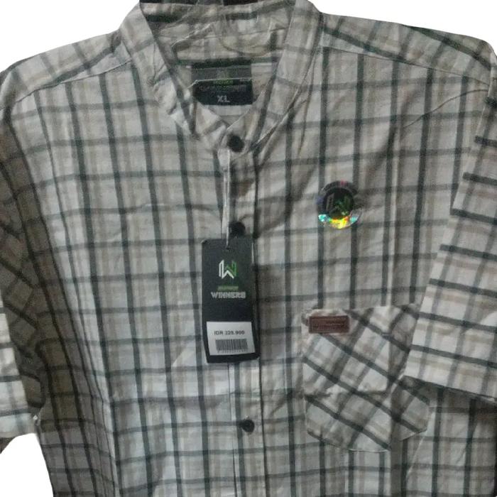 Kemko Winners baju koko Winners Muslim Pria Atasan Dewasa Katun Panjang Pendek Santai Formal