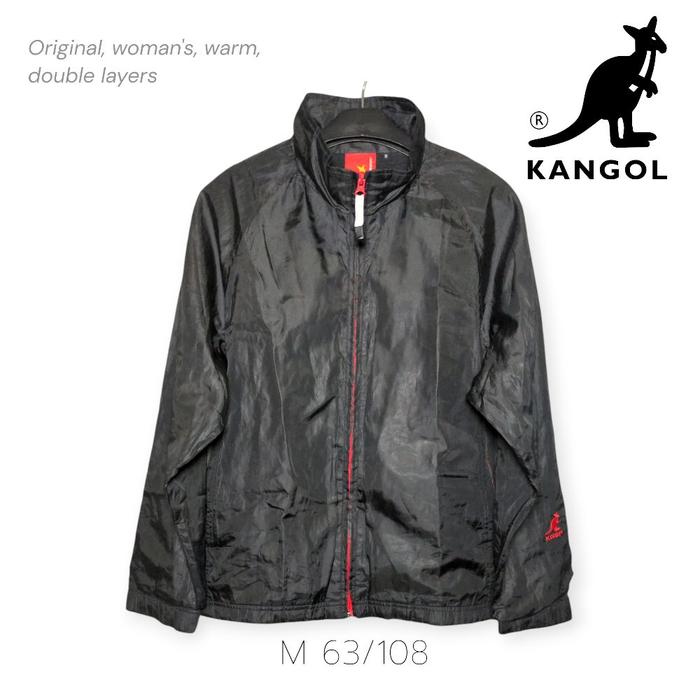 KGSP Kangol Sport Jaket Olahraga Original size M Running Walking Outdoor Parasut dounle layers Track