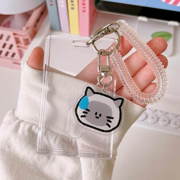 Kawaii Acrylic Photocard holder Transparent 3 inch Kpop Photocard