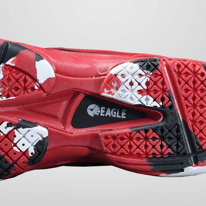 Eagle Jet Pro Badminton Shoes - Merah/Hitam