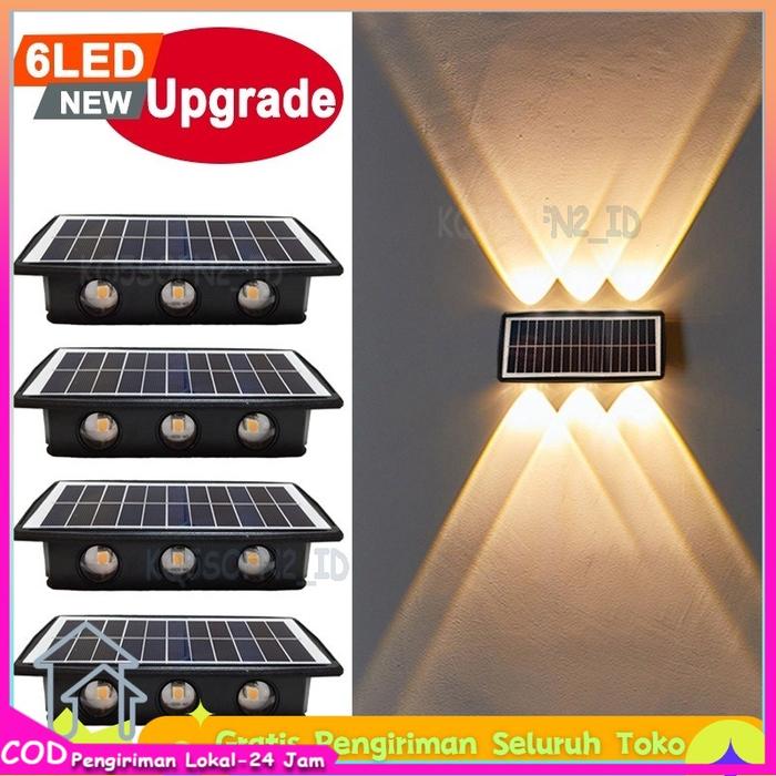 Lampu Dinding Outdoor Waterproof Lampu Tenaga Surya Otomatis Lampu Tenaga Surya Garden Dekoratif