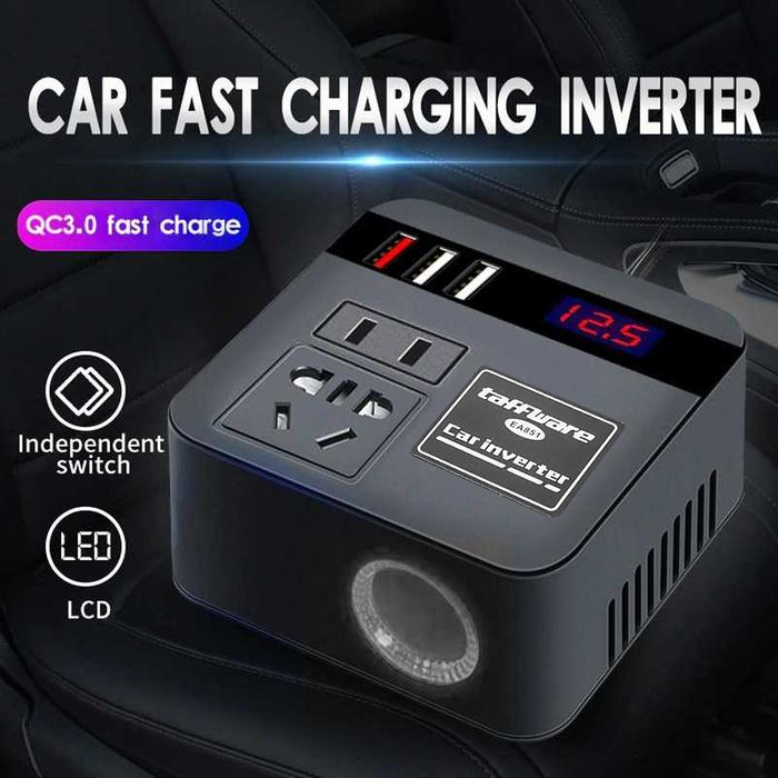 Cahayastore - Power Inverter Mobil | Converter DC AC | Inverter 12V 220V
