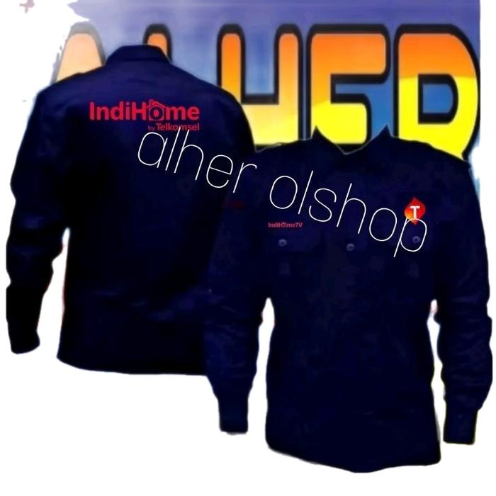 Bordir kemeja IndihomeTV baju IndihomeTV seragam IndihomeTV Pdh IndihomeTV kemeja kerja IndihomeTV b