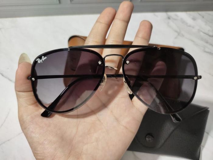 Kacamata RayBan Original Aviator Blaze RB3584 Hitam Secen