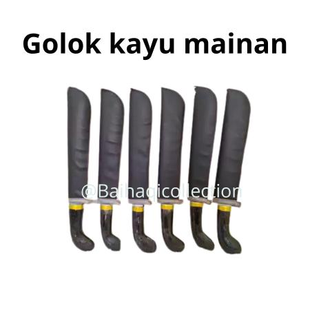 Golok kayu mainan anak golok silat anak betawi