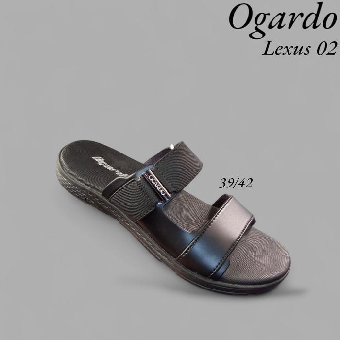 Ogardo Lexus 02 Sandal Pria Dewasa Casual Ukuran 39/42 Desain Sederhana untuk Penggunaan Sehari-hari