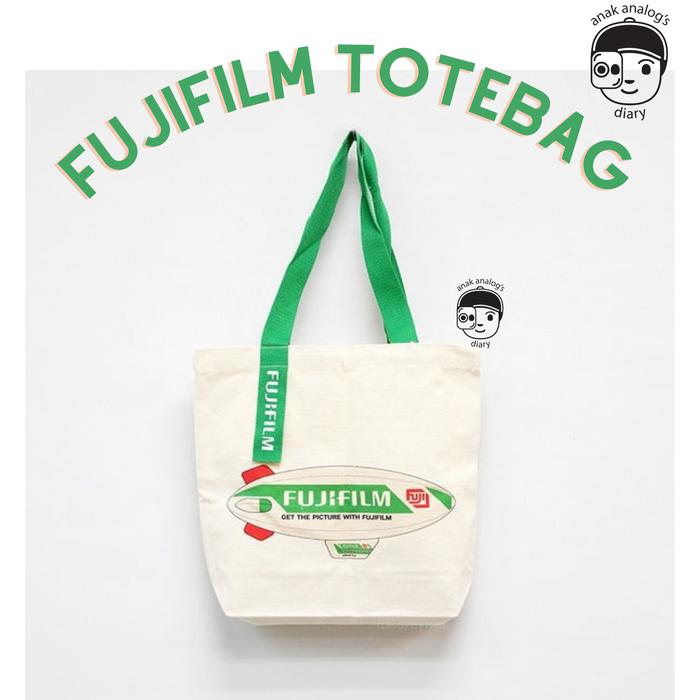 Fujifilm Tote Bag / Fujicolor Blimp / Zeppelin Air Ship Tote Bag Totebag Fujifilm Tas Jinjing Fuji F