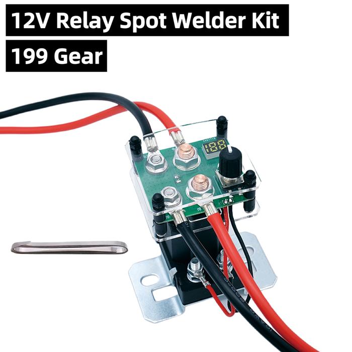 199 Gear 12V Relay Spot Welder Kit Adjustable Spot Welder DIY Kit