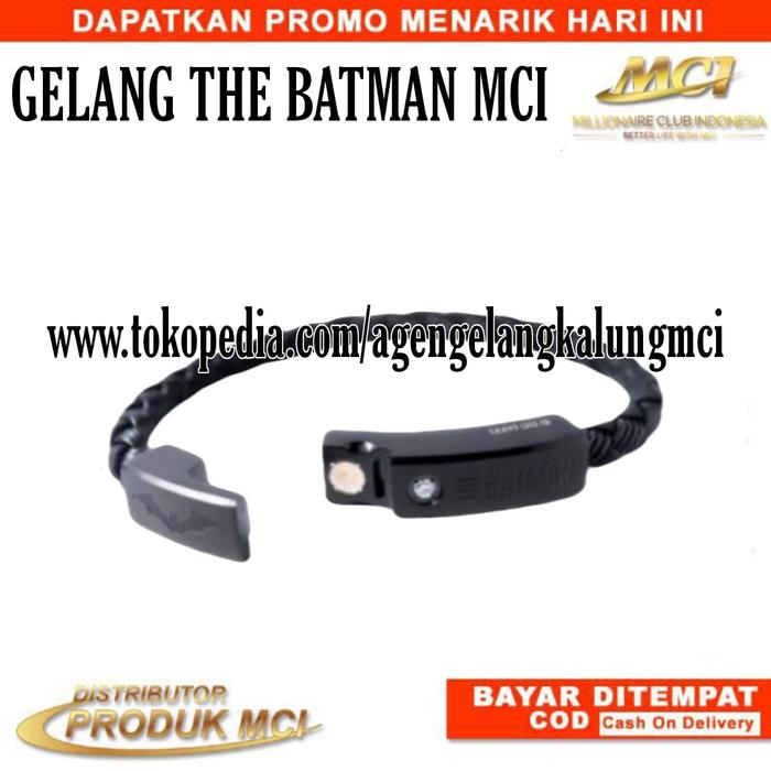 GELANG KESEHATAN PRIA DAN WANITA _ GELANG MCI _ GELANG BATMAN PENDANT _ GELANG MCI ORIGINAL
