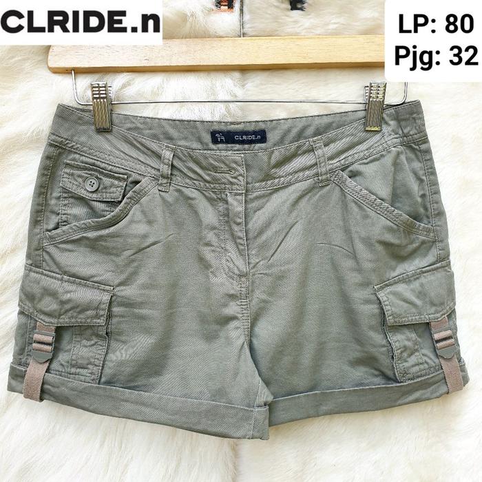 CLRIDE.n Short Pants Denim Celana  Pendek Wanita