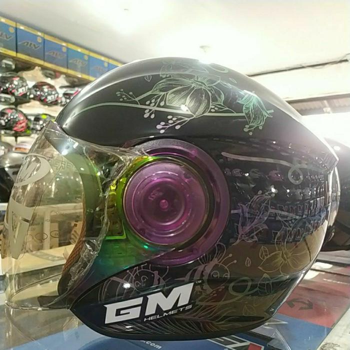 [Terlariss] Helm Hijab Gm Pop Anti Pusing Cepol Wanita Original Premium