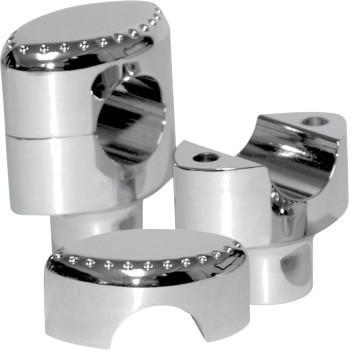 LA CHOPPERS #0602-0496 HEFTY RISER F/ 1.25" HANDLEBARS TINGGI 1.5" CHR