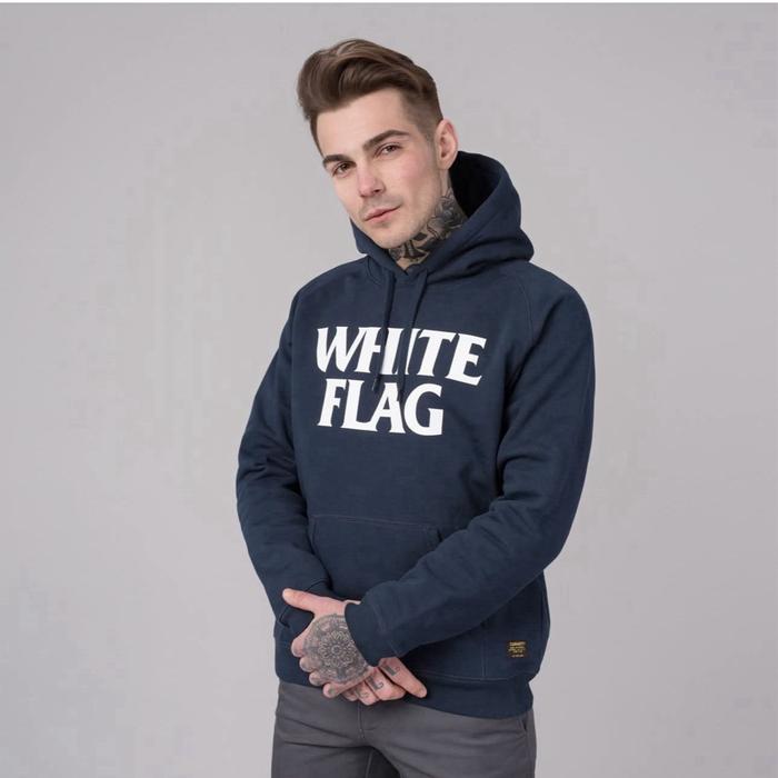 CARHARTT WIP White Flag Sweat Hoodie Navy