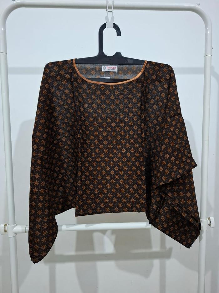 Blouse / Atasan Modern Casual Batik Danar Hadi Model Kelelawar