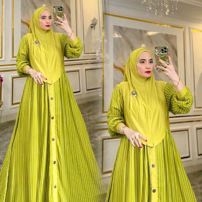 gamis by fitri collection set hijab