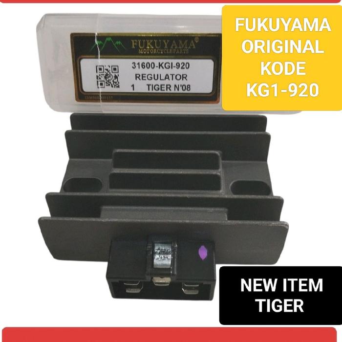 Fukuyama Regulator Kiprok Cas Soket 5 Tiger Vespa Nmax N Max Kode Kg1-920 Original 31600-KGI-920
