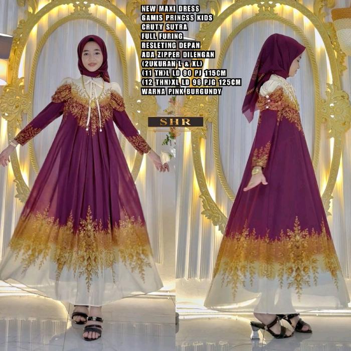 READY!! NEWW!! NEW!! GAMIS MAHARANI KIDS ORI SHR