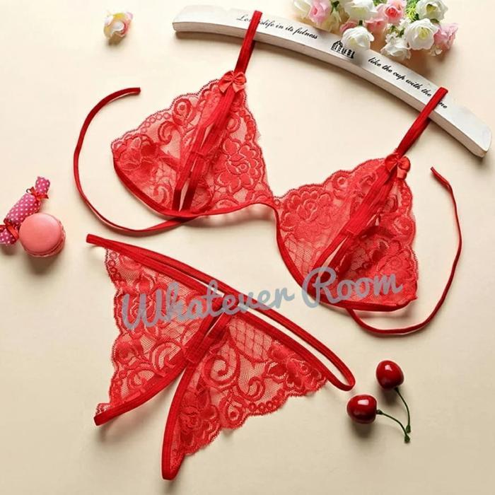 Sexy Lingerie Bra dan G String Set