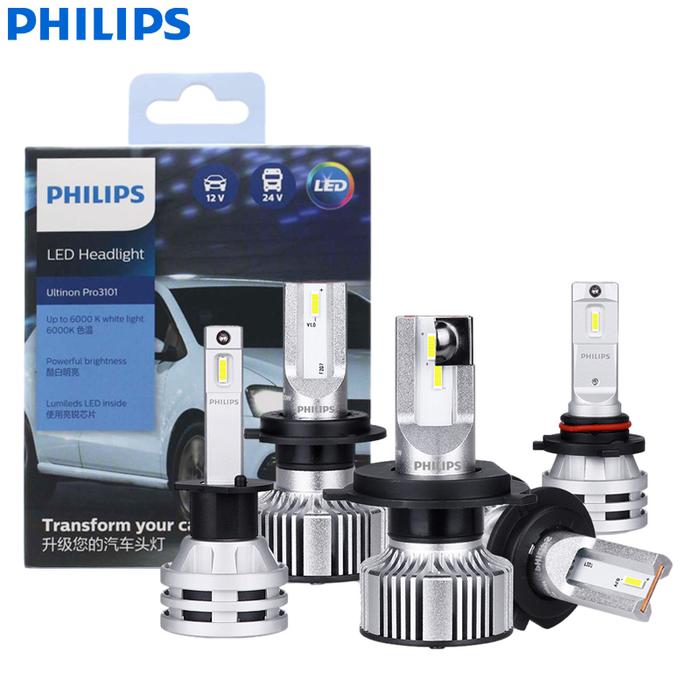 Philips Ultinon Pro3101 H1 H3 H4 H7 H11 HB3 HB4 HIR2 Auto LED