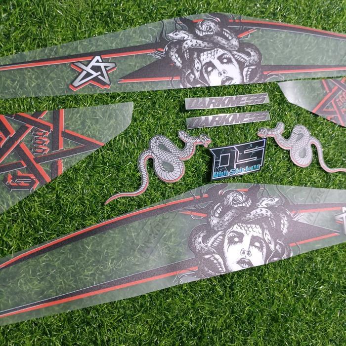 STRIPING TRANSPARAN BEAT FI 2013/2016 CUSTOM MEDUSA TERBARU OSEAN