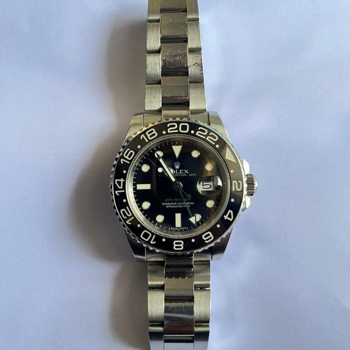 Rolex GMT Master II Oyster Pepertual Date ORIGINAL( Seken Singapore Non Sertifikat )