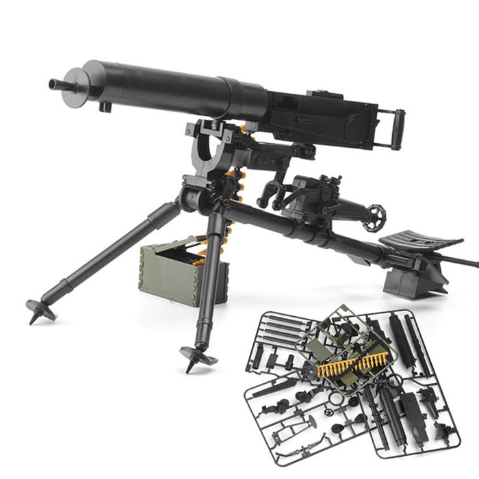 1:6 Scale Maxim MG08 Machine Gun Model Military Army Assemble Toy For