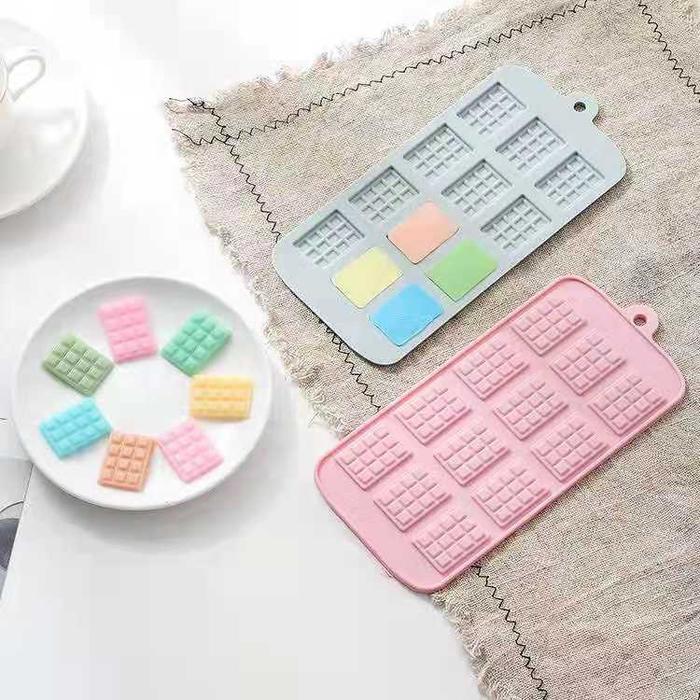 Cetakan Silikon Puding Cake Coklat Es Silicone Jelly Chocolate Bar
