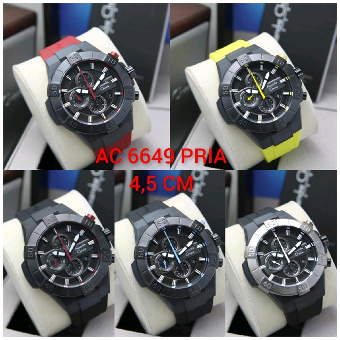 JAM TANGAN PRIA ALEXANDRE CHRISTIE AC 6649 RUBBER ORIGINAL / JAM TANGAN ALEXANDER CHRISTIE COWOK AC6