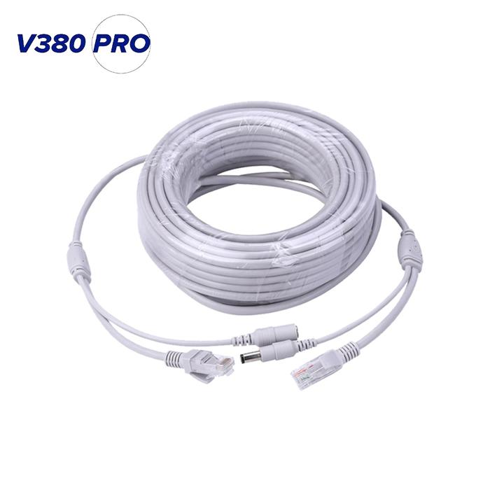 Kabel Jaringan Antarmuka Lan Rj45 Kabel Ekstensi Cctv 5 Meter/10 Meter
