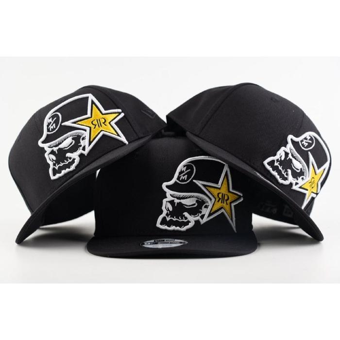 Topi Snapback Original Import Rockstar Cap Distro Unisex Pria Wanita Premium