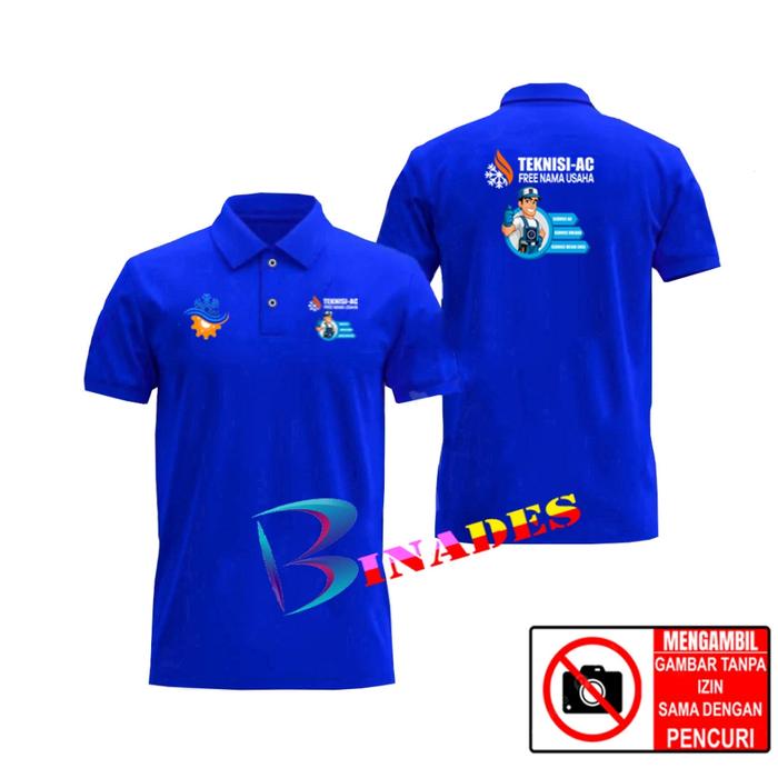 JUAL Baju Kaos Kerah Model Baju Kerah TEKNISI AC - SERVICE AC - SERVICE KULKAS DAN SERVICE MESIN CUC