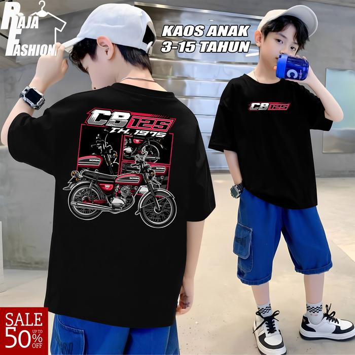 Kaos anak CB 125 - Kaos Distro - Kaos Honda CB - Kaos Keren - Kaos Terbaru 2024 - Kaos Murah - Kaos