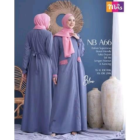 Gamis Nibras NB A66 Warna Navy