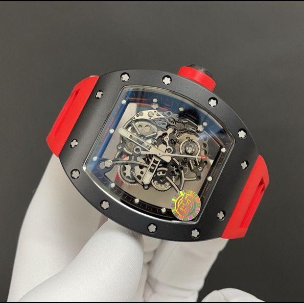 JAM TANGAN RM055 BUBBA WATSON TALI KARET MERAH SWISS MATIC