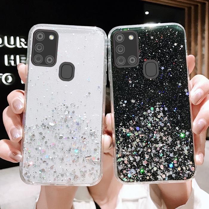 Luxury Bling Glitter Phone Case For OPPO A15 A16 A5 A9 A15S A16S A52