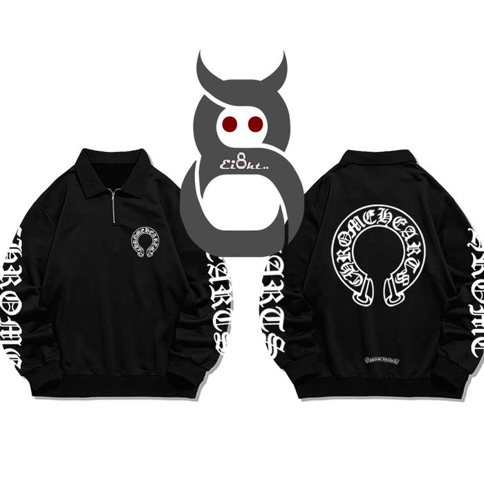 Jaket Half Zipper / HalfZip Chrome Hearts