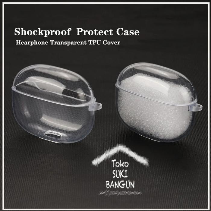 Case untuk Baseus Bowie WM05 Silicone CLEAR Transparent TWS Casing Cover