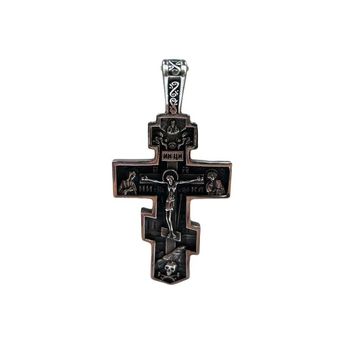 Kalung Salib Orthodox Golgota Silver
