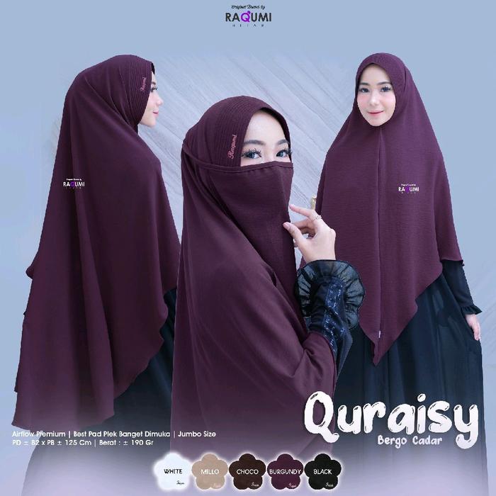 QURAISY BERGO CADAR BY RAQUMI HIJAB