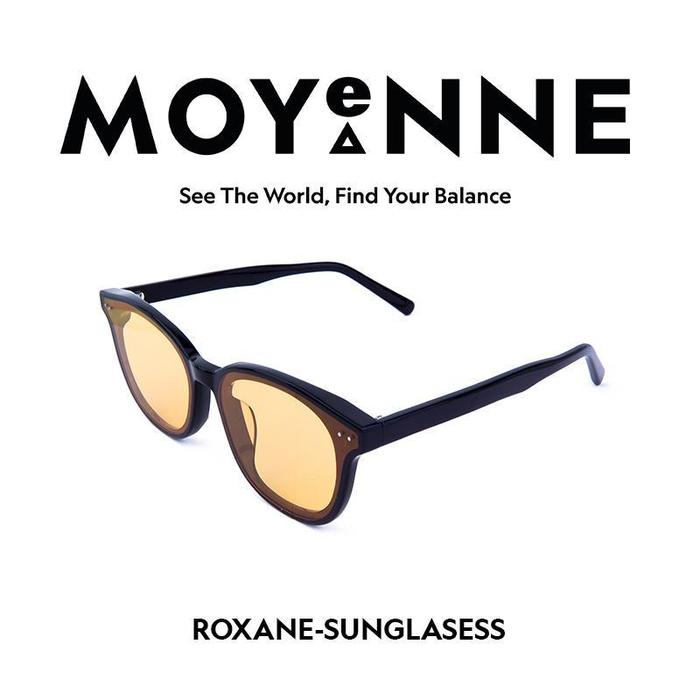 Moyenne ROXANE Sunglasses Anti Radiasi Blueray Wanita Oversized Modern dengan Triple-Protection Tech