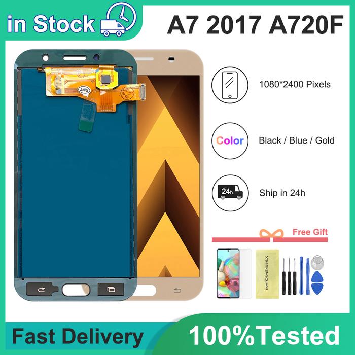 5.7 inch For Samsung Galaxy A7 2017 display A720 A720F A720F/DS LCD