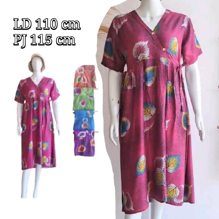 Daster Homedress Busui Model Kimono Motif Cantik Kekinian