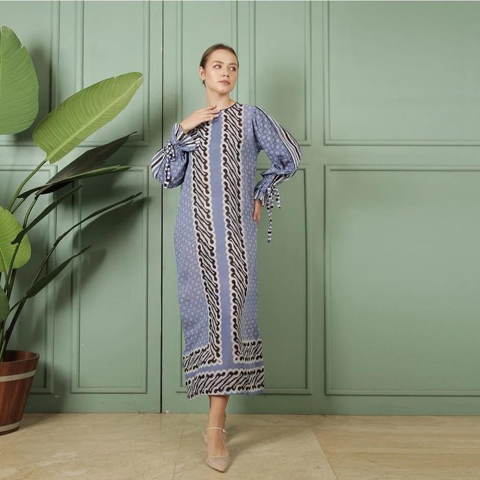 Batik Huza Gamis Batik Gamis Pesta Gamis Calesta